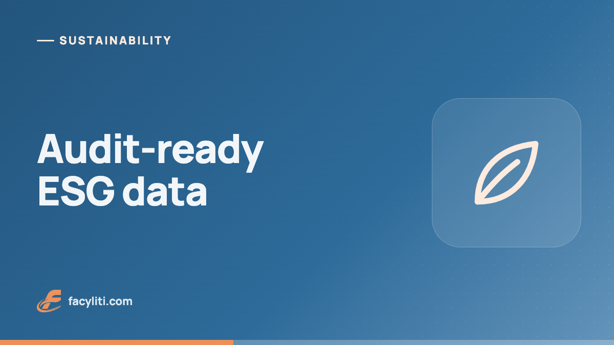 From meter readings to ESG scores: making building data audit-ready